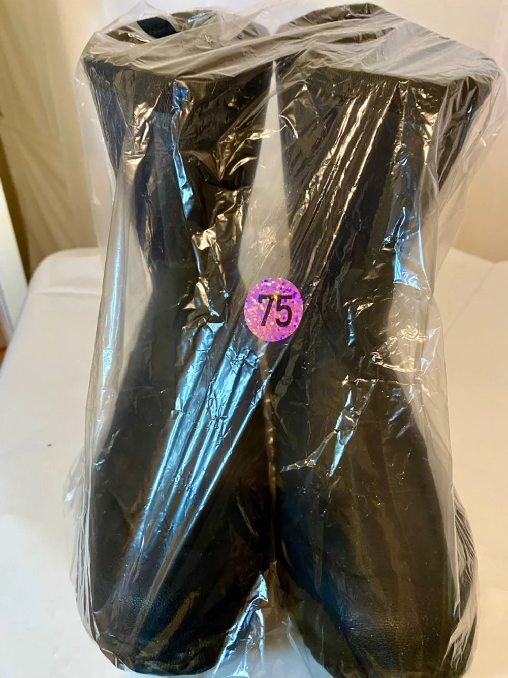 Bogs Women's Blue and Black Winter Rain Boots Size 8